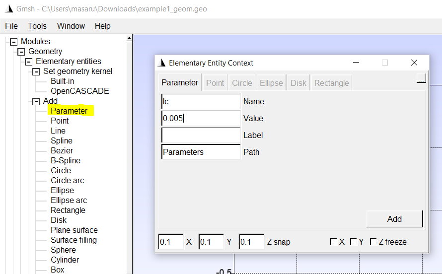 example 1 open new